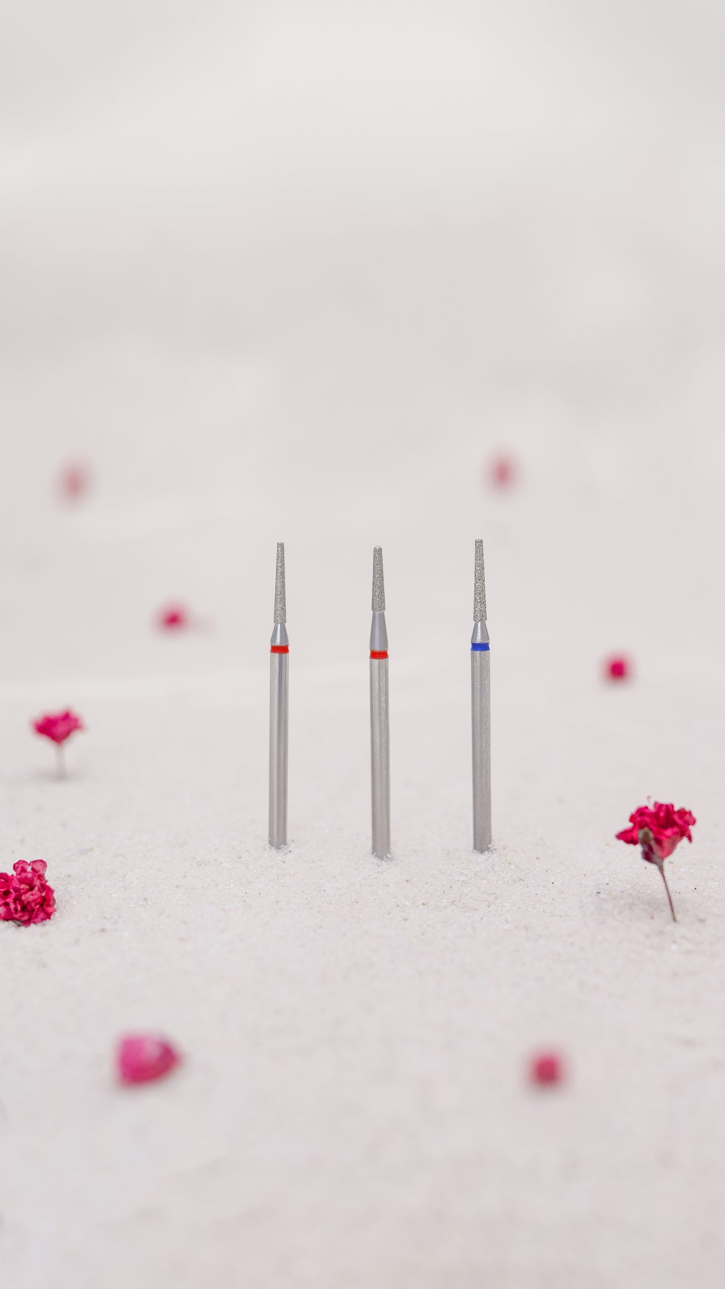 Staleks Diamant Frees Bit Flame Red 2.1 8 mm Manicure/ Pedicure