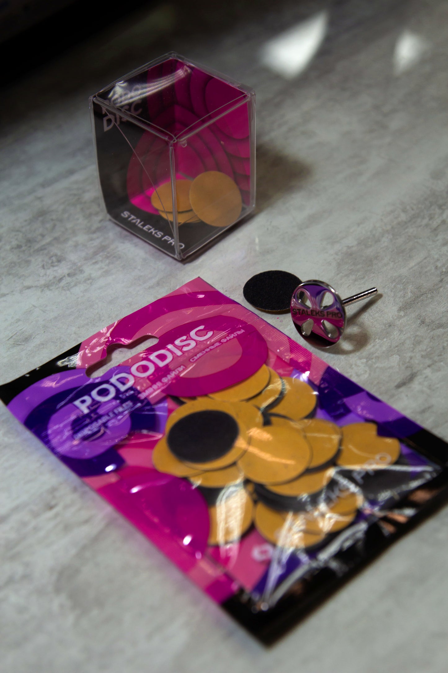 STALEKS PRO PEDCICURE PODODISC FILE WHITE S/M/L/