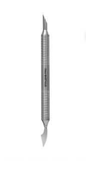 Hollow manicure pusher EXPERT 100 TYPE 1 (beveled pusher and cleaner)
