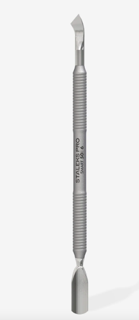 Manicure pusher SMART 50 TYPE 6 (rounded narrow pusher and bent blade)