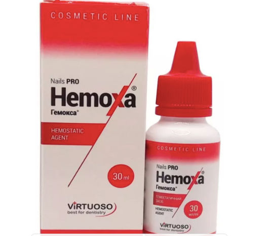 Hemostatic agent Hemoxa Nails Pro hemoxa, 30 ml