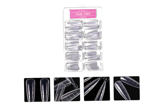 100 stuks/Dual Tips  – Kunstnagels voor Verlenging